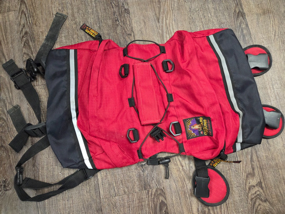 Outward Hound Other - Outward Hound Pet Travel Gear Dog Adjustable Backpack Red Black Hike Camp Bag